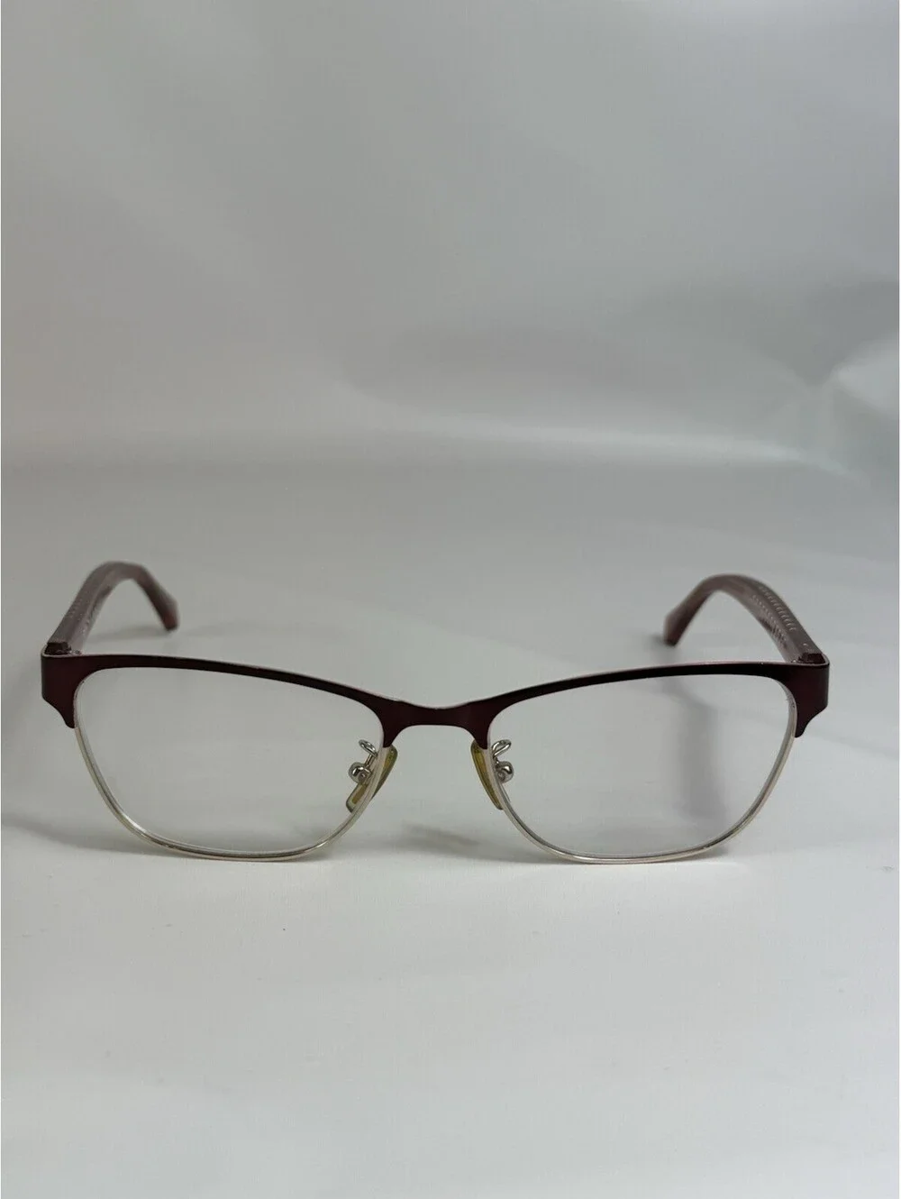 Coach HC5067 Womens Metal Eyeglass Frame 9235 Satin Burgundy Gold 53-17